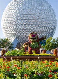 EPCOT Entrance during the International Flower and Garden Festival