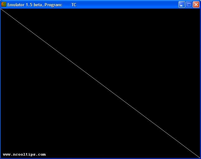 Line Drawing Program In C : C linux scripting operating system ncooltips first