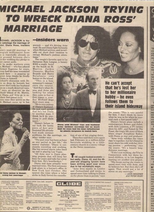 MJ devestated:   Di marries Arne! instead of him!