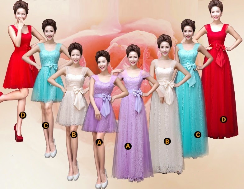 4-Color Dual Sleeve Rose Lace Overlay Midi/Maxi Dress
