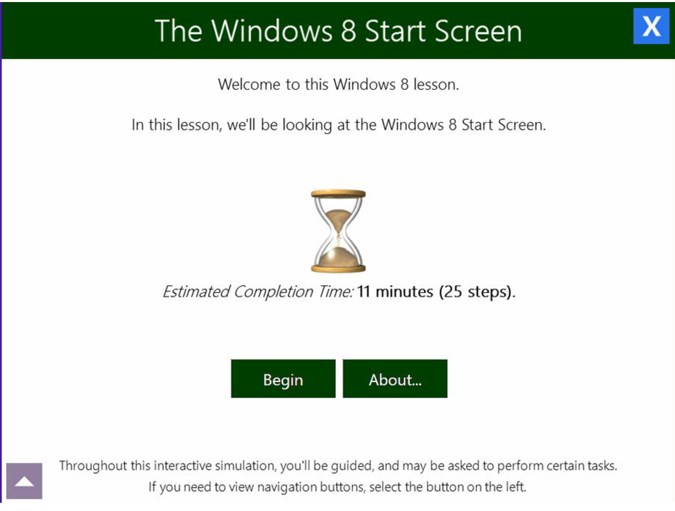 Online computer training