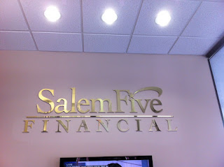 interior landscaping at Salem Five Bank; Salem MA; interior plant care design