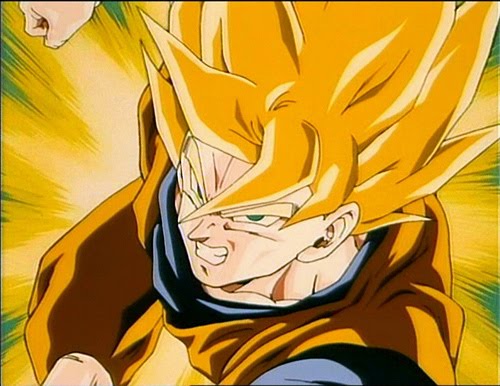 Los Paladines de Terra: Pintado de Goku Super Saiyajin!!