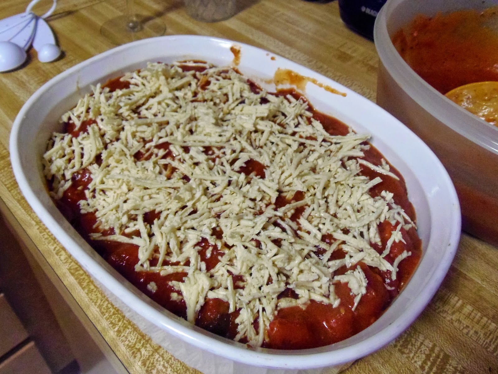 Glo's Kitchen Baked Rotini with Italian Sausage