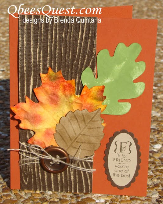 Qbee's Quest Autumn Accents Card