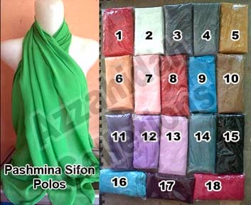 Pashmina Sifon Polos
