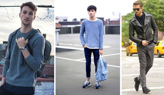 Deportivas con cordones.