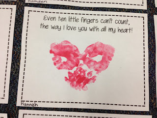 Bishop's Blackboard: An Elementary Education Blog: Valentine Handprints