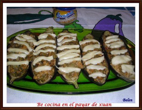 Berenjenas Rellenas Pollo Y Bocadelia  Con Nutrexpa
