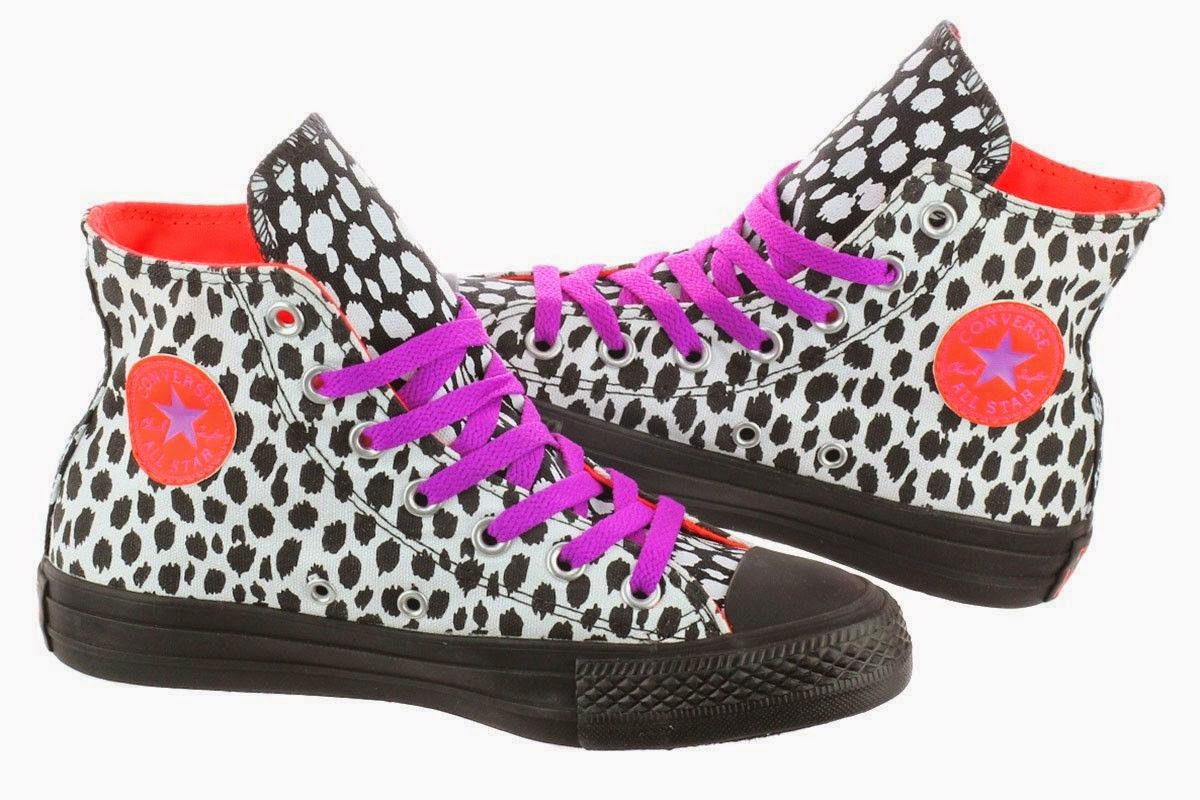 Neon Zebra Hi-Top Converse | The Chamber of Converse