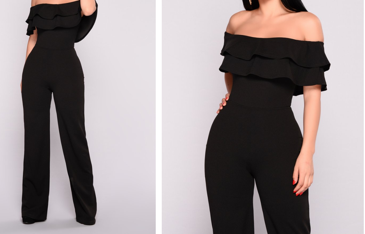 fashion nova ready to ruffle jumpsuit