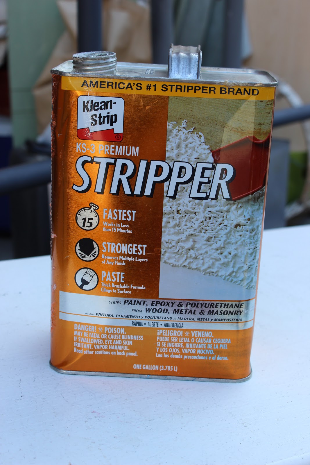 How do you strip paint?
