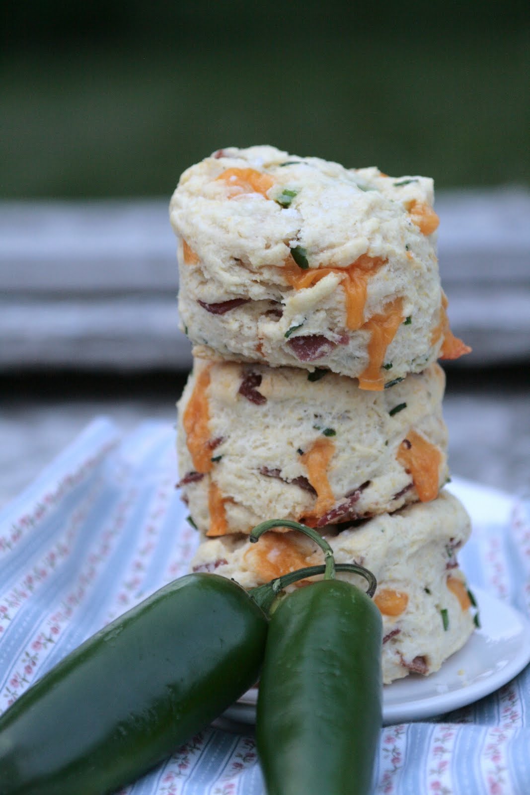 Indigo Scones Bacon Cheddar Chive Jalapeño Biscuits