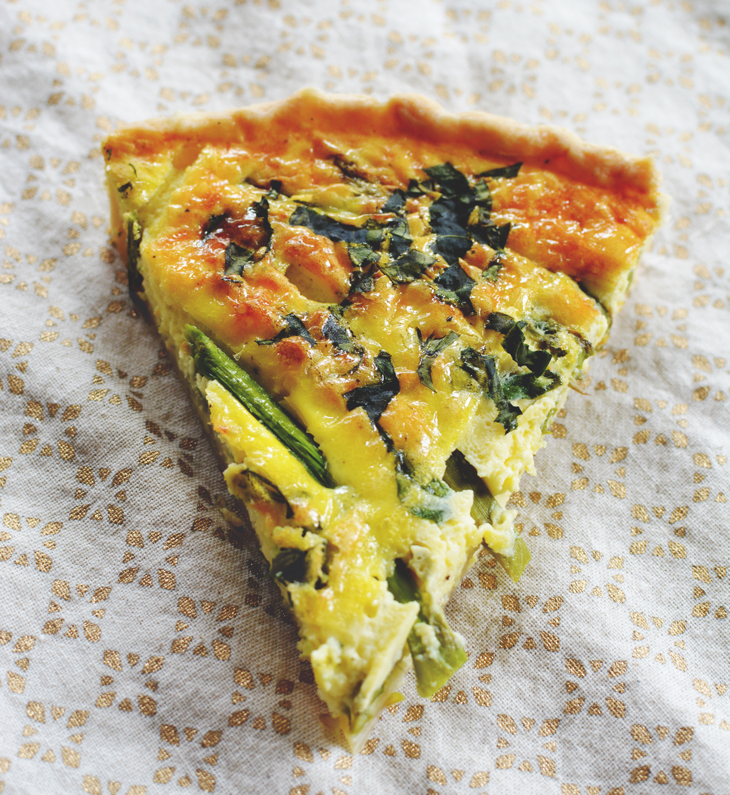 Dreams in HD Recipe Spring Asparagus and Gruyère Tart