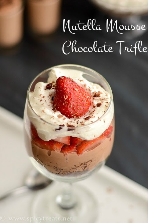 Nutella Mousse Chocolate Trifle