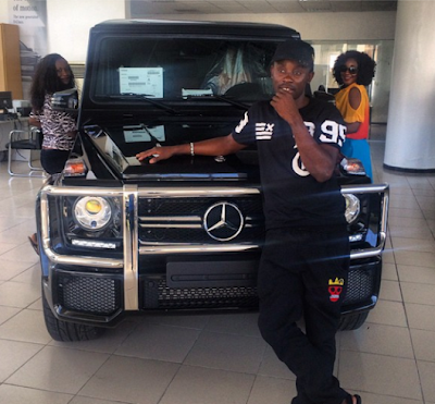 Ini Edo buys 38 Million Naira brand New Benz Gwagon