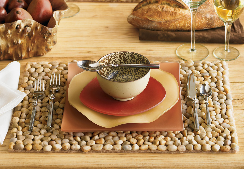 mesa de jardim jumbo:Gurias de Ideias: DIY – Jogo americano feito com pedras de jardim mesa de jardim jumbo:Gurias de Ideias: DIY – Jogo americano feito com pedras de jardim