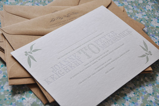 We had such a great time designing and printing these wedding bits Joanne 