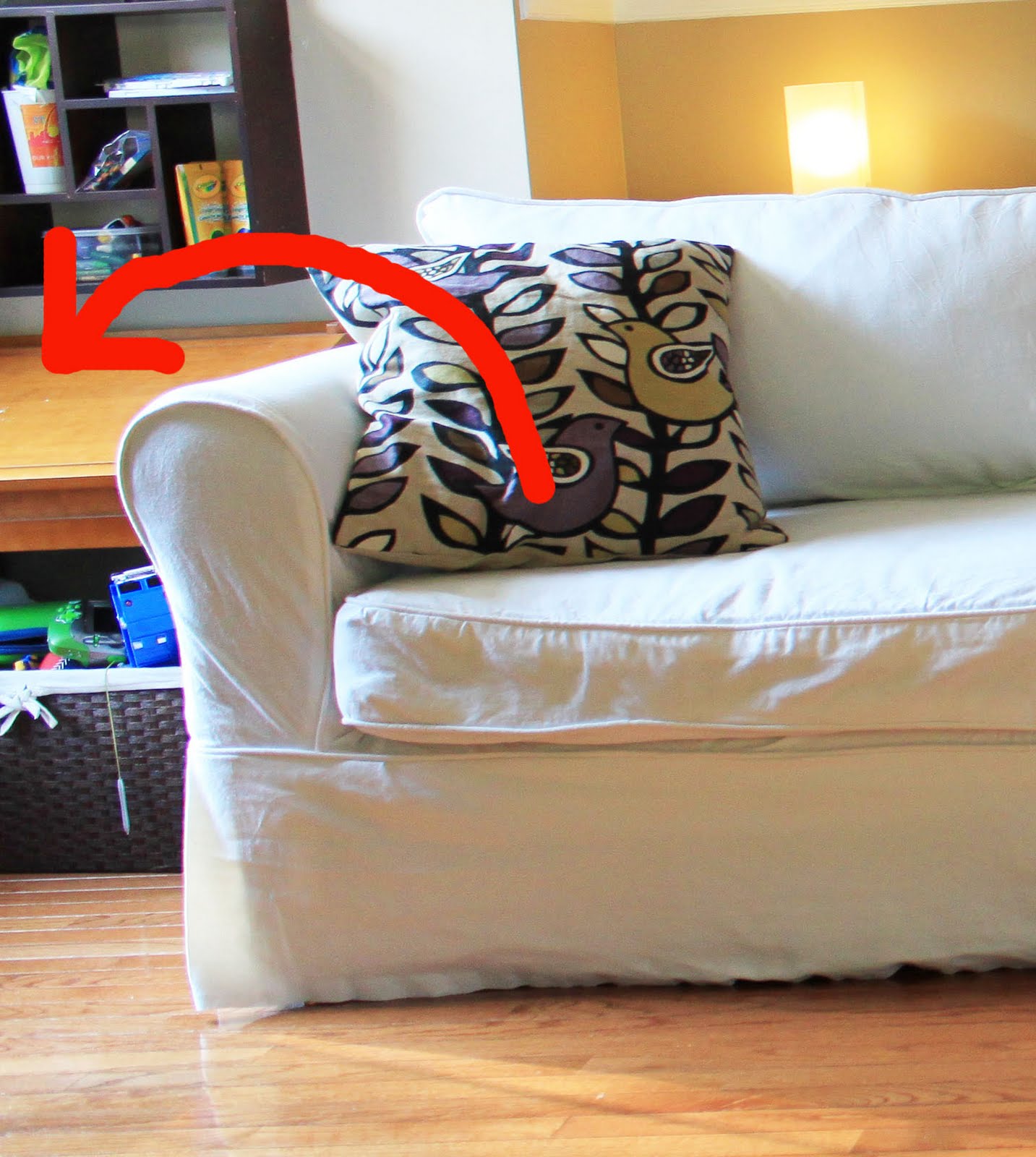 The Creative Imperative Nasty Sofa? Slipcover It!