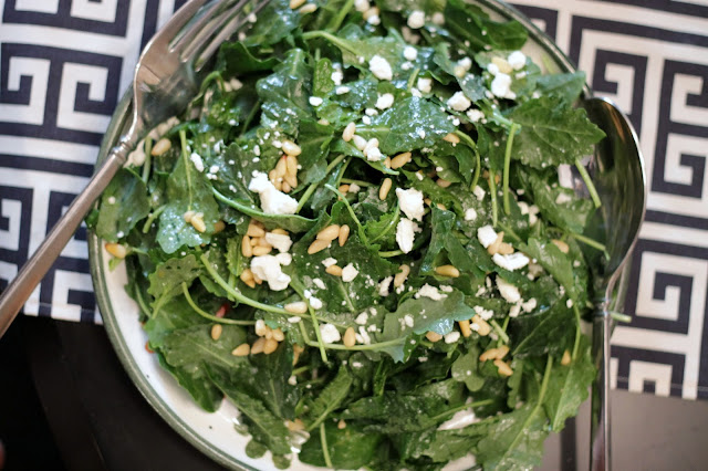 Brunch N Cupcakes Kale Salad With Meyer Lemon Dressing