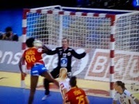 Uno de los goles de Sandy Cabral
