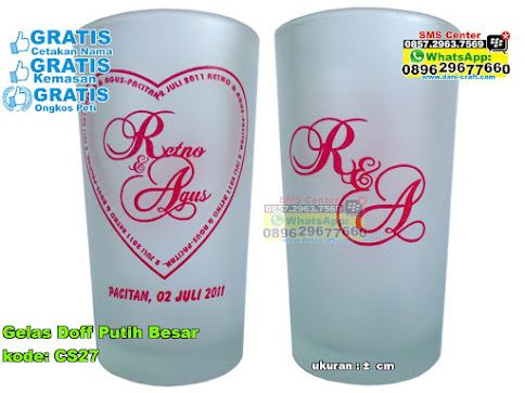 Gelas Doff Putih Besar