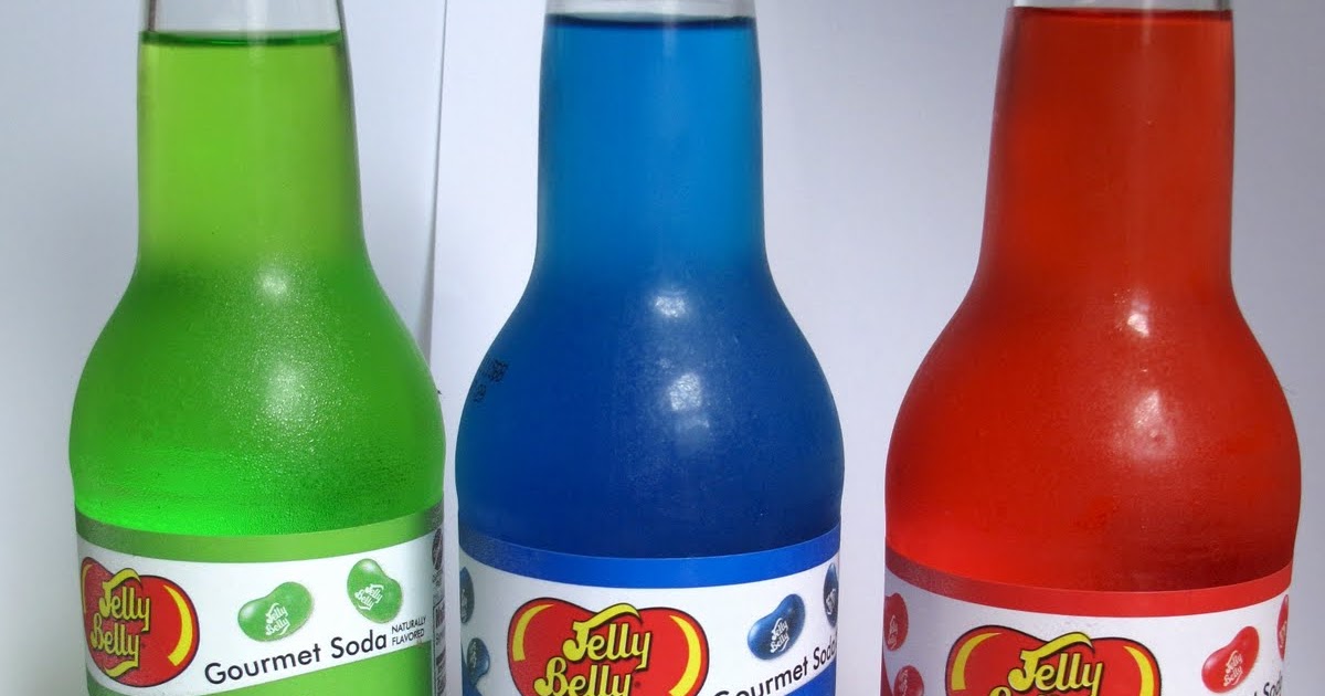 Obsessive Sweets Jelly Belly Gourmet Soda Green Apple, Blueberry, and Very Cherry