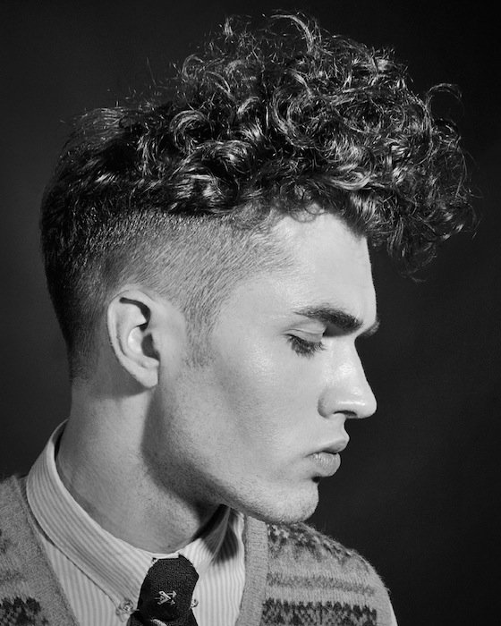 Men Curly Fringe