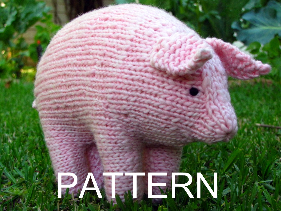 Pig Knitting Pattern and a Giveaway Natural Suburbia