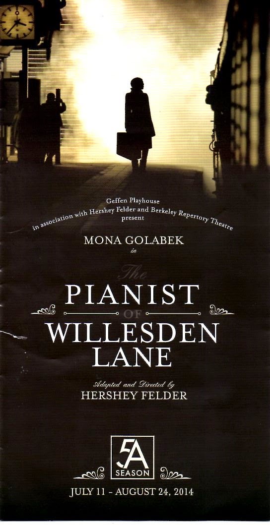 THEATRE'S LEITER SIDE 44. Review of THE PIANIST OF WILLESDEN LANE