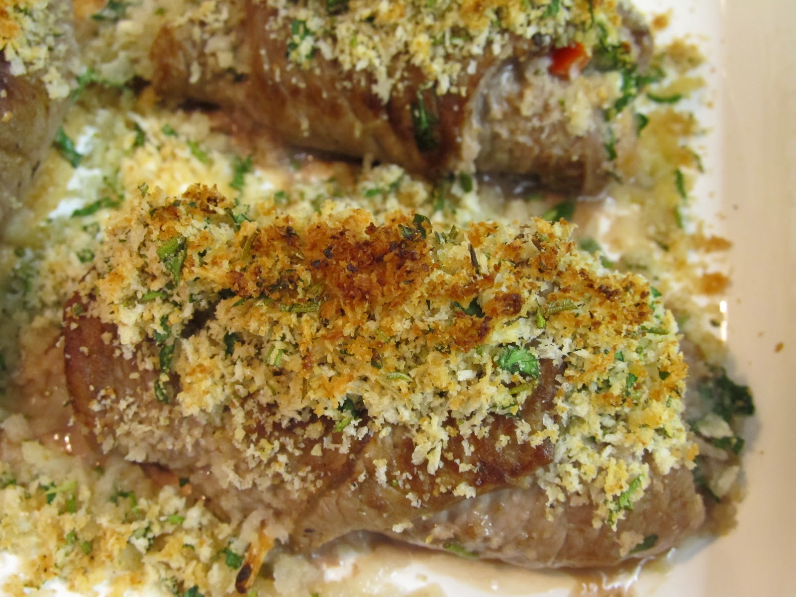 Jenn's Food Journey Horseradish Crusted Steak Roulade