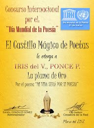 1er.LUGAR CONCURSO DÍA MUNDIAL DE LA POESÍA