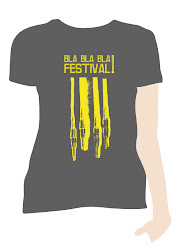 Camisolas BlaBlaBla Festival - A venda no Bar Labranza