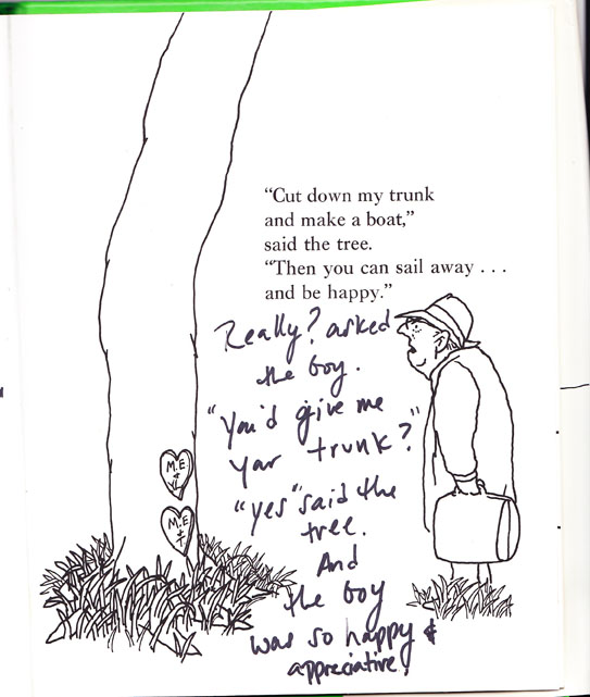 Phoenix's Baby Book Club I edited The Giving Tree for my son so that