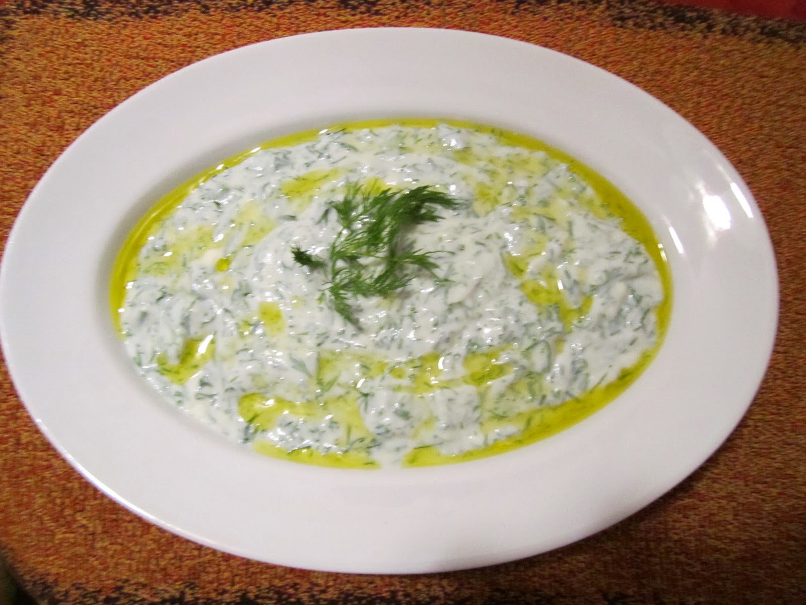 The Iraqi Family Cookbook Yogurt Dill Sauce