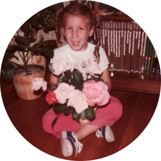 Anne Butera, Childhood photo, My Giant Strawberry