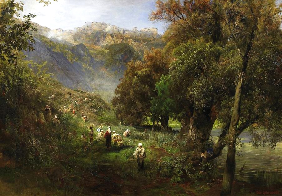 German Landscape Painter Oswald Achenbach (18271905) Blog of an Art