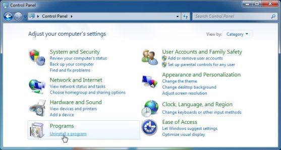 How To Manually Remove A Program From Windows Vista
