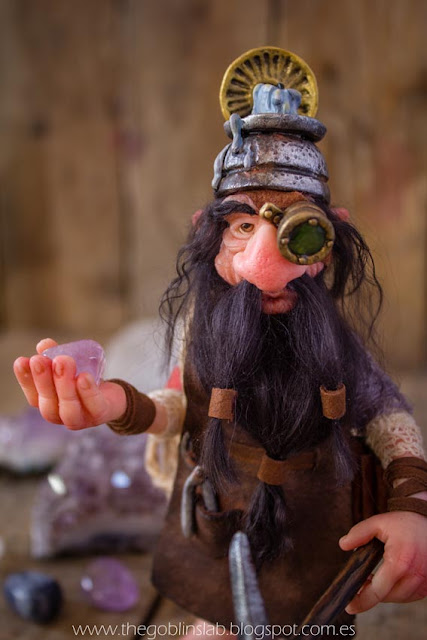 ooak fantasy clay doll lucky dwarf ooak fantasy clay doll lucky dwarf