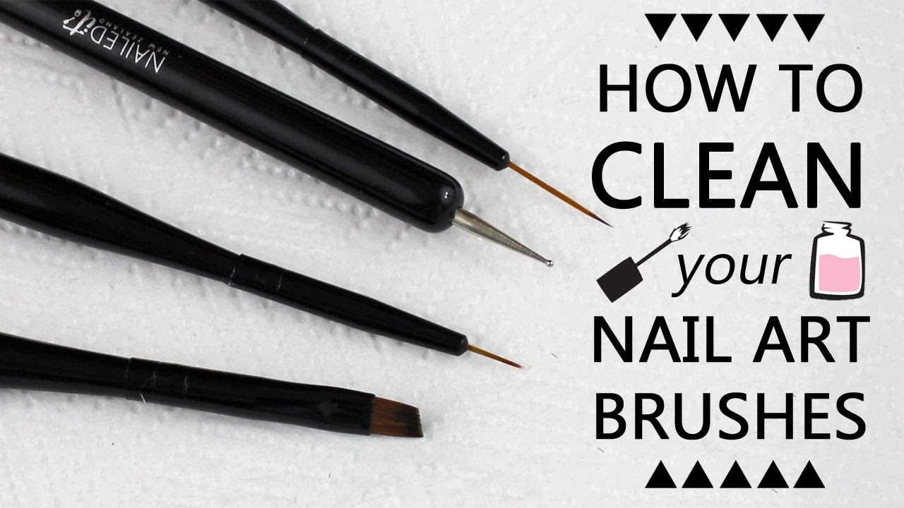 How to Clean Your Nail Art Brushes - wide 2