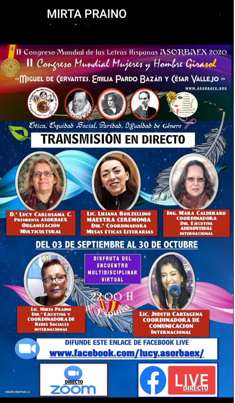 II Congreso Mundiel de Letras Hispanas y II Congreso Mundial de Mujeres y Hombres Girasol
