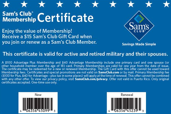 Steward Of Savings Sam S Club Free 20 Gift Card W New Membership Free Food Voucher Only 28 25