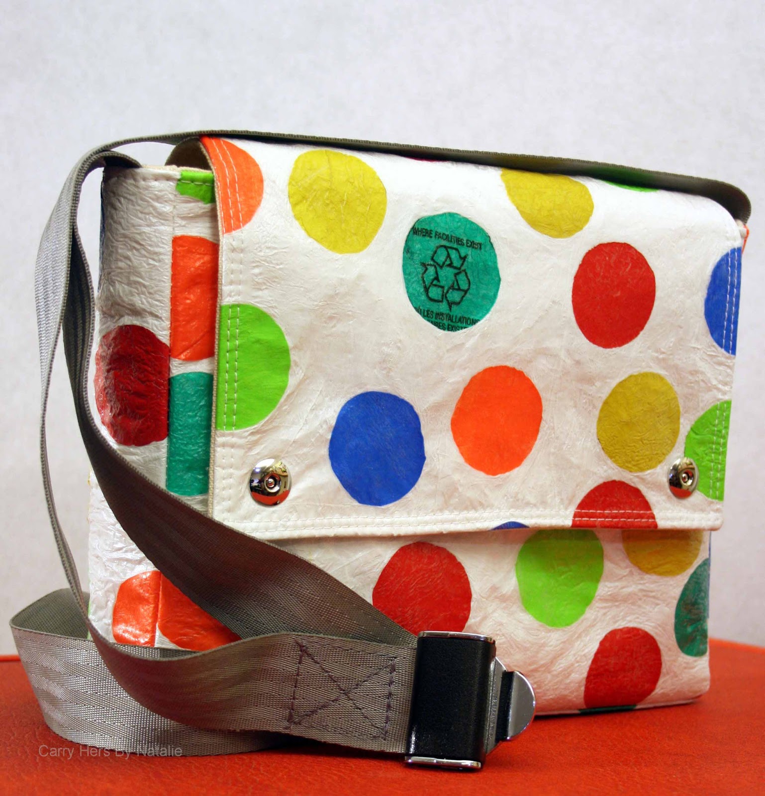 Carry Hers By Natalie: Fused Plastic = Plastic Fabric
