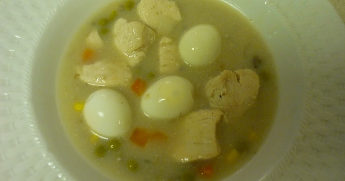 At Home with the Knights CREAM OF MUSHROOM SOUP WITH QUAIL EGGS