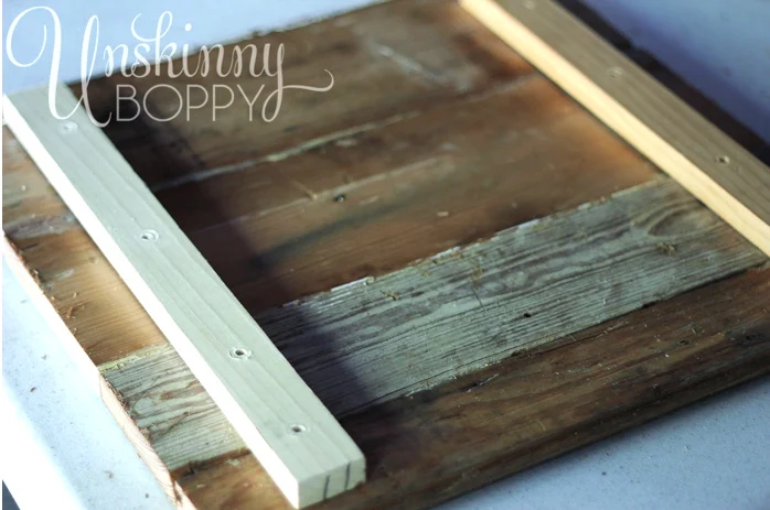 Memory making wax dipped reclaimed wood sign art - Unskinny Boppy, featured on I Love That Junk