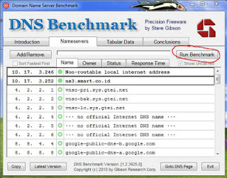 Daftar DNS Tercepat 2013 Daftar DNS Tercepat 2013
