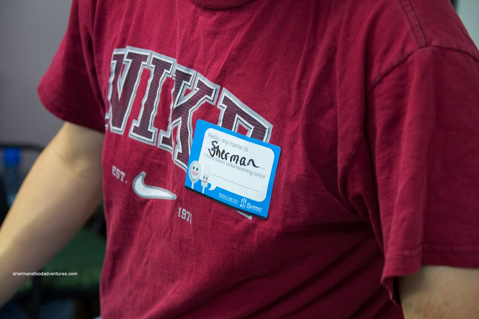 Sherman's Food Adventures Surrey Food Bank