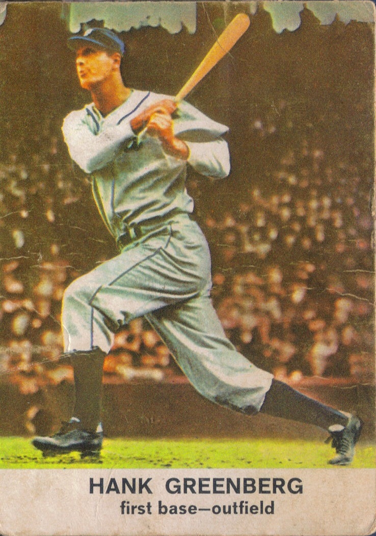 foul bunt COMC Pickup 1961 Golden Press Hank Greenberg