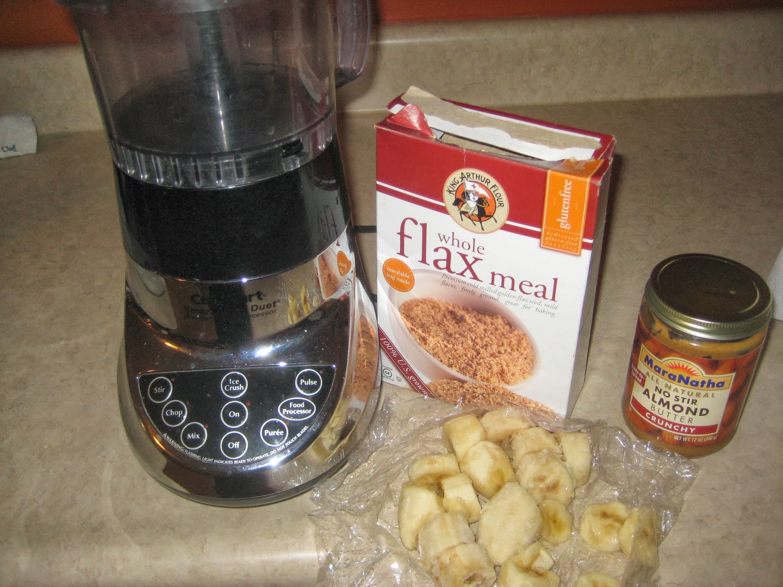 Flavorful and Fit Paleo Almond Butter Banana Ice Cream ( I add a