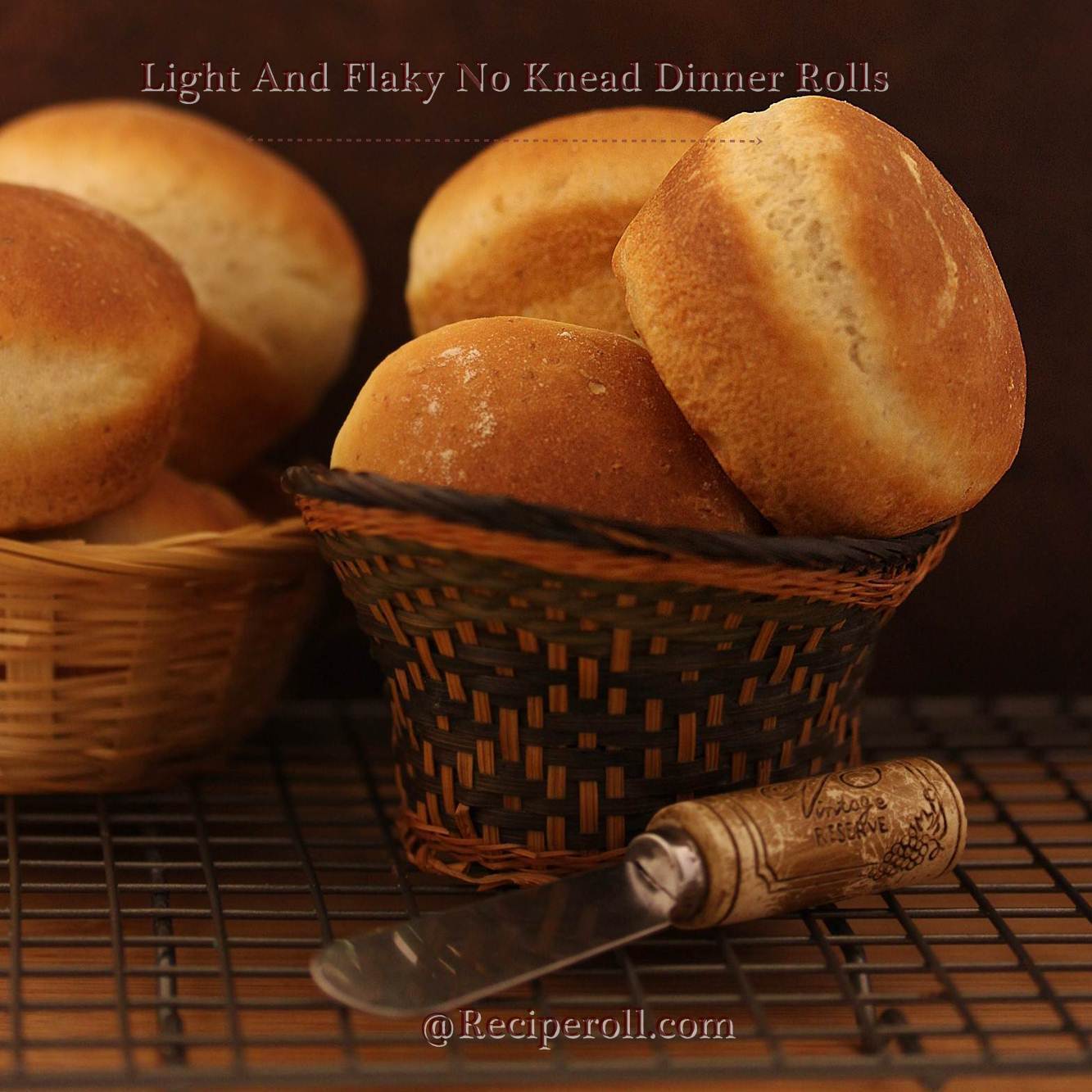 No Knead Light Rolls Light And Flaky Dinner Rolls